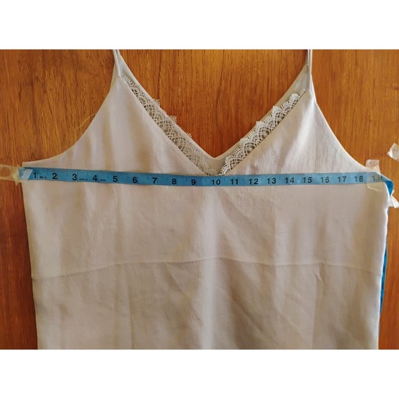 Express Y2K 2 Layered Gray TANK TOPCami With Lace SZ M - Picture 5 of 6